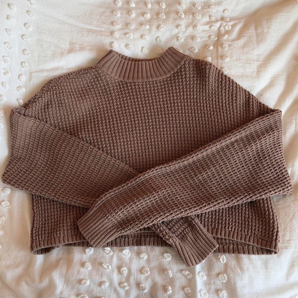 Hollister Taupe Turtleneck Sweater